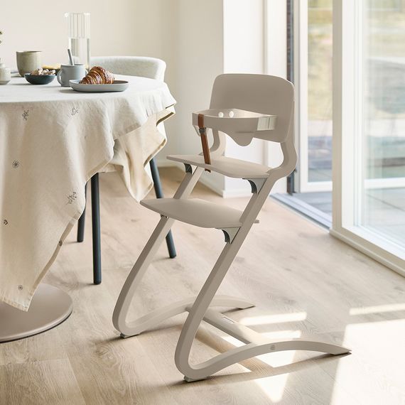 Leander Safety Bar for Classic &amp; Louie High Chair Beech Cappuccino, Kolor ramy: buk, Kolor: Cappuccino, image , 4 image
