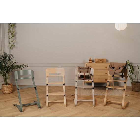 Leander Safety Bar for Classic &amp; Louie High Chair Beech Cappuccino, Kolor ramy: buk, Kolor: Cappuccino, image , 6 image