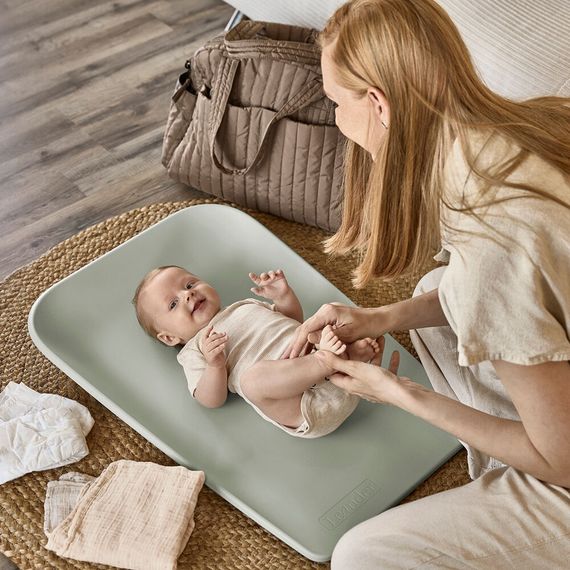 Leander přebalovací podložka Matty Mini Sage green, Kolor: Sage Green, 9 zdjęcie