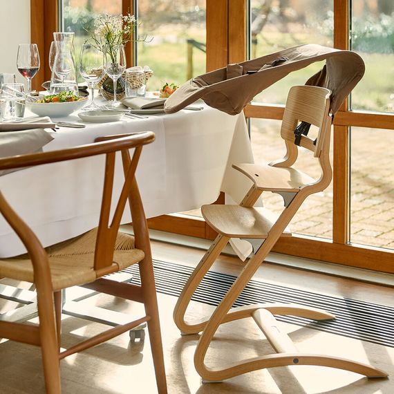 Leander Newborn Seat k jídelní židličce Louie a Classic Mocca, Kolor: Classic Mocca, 26 zdjęcie