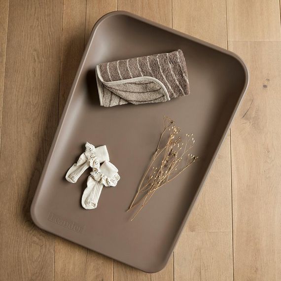 Leander podložka na přebalovací podložku Matty Woodland Mocca, Kolor: Woodland Mocca, 9 zdjęcie