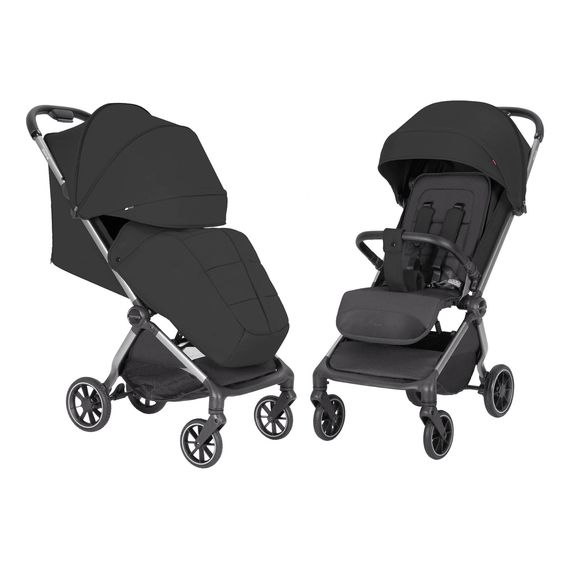 Carrello Atom M - Auto-Fold Compact Travel Pushchair (6 Months - 22 kg), Kolor: Diamond Black, image , 6 image