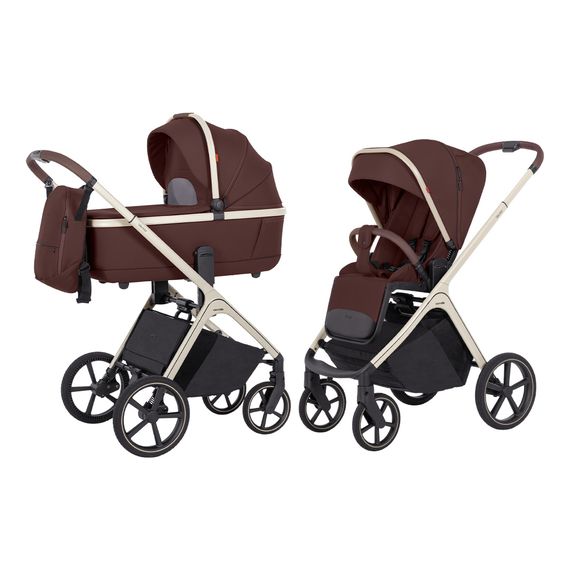 Carrello Vector kombinovaný kočárek 2v1, Kolor materiału: Sienna Beige, 27 zdjęcie