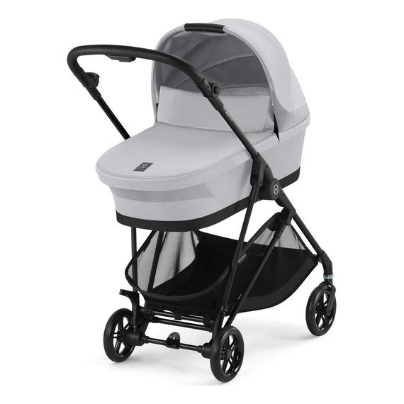 Cybex Melio korba ke kočárku, Kolor materiału: Fog Grey, 7 zdjęcie