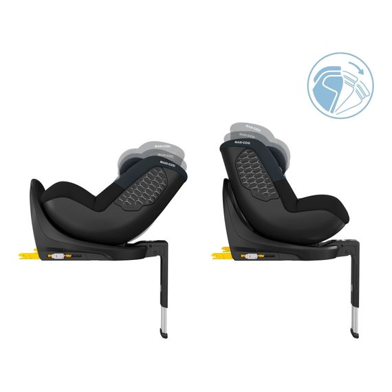 Maxi-Cosi Mica 360 S - Rotating Car Seat (61-105 cm | 0-18 kg | 3 Months to 4 Years), Kolor: Tonal Black, image , 6 image