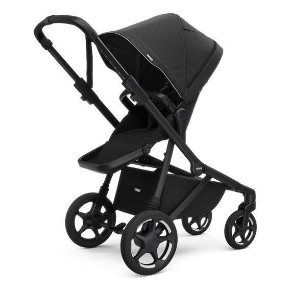 Thule Sleek 2 sportovní kočárek, Rodzaj wózka: spacerowy, Kolor materiału: Black, Kolor ramy: Black, 18 zdjęcie