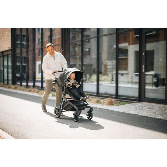Thule Sleek 2 sportovní kočárek, Rodzaj wózka: spacerowy, Kolor materiału: Black, Kolor ramy: Black, 21 zdjęcie