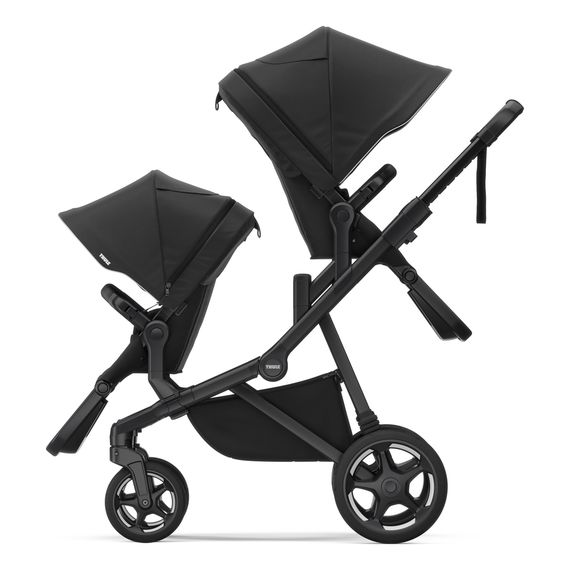 Thule Sleek 2 sportovní sedačka pro druhé dítě, Kolor materiału: Black, Kolor ramy: Black, 3 zdjęcie