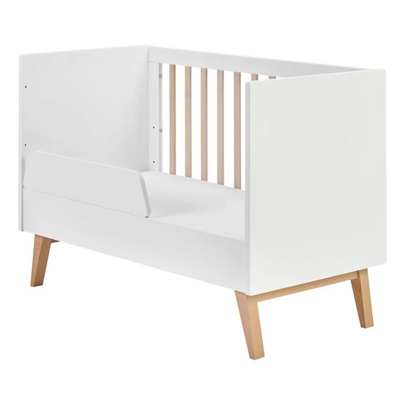 Pinio Swing Cot Bed 120x60 White – Display Model, Rozmiar: 120x60, Kolor: Biały - ekspozycja, image , 6 image