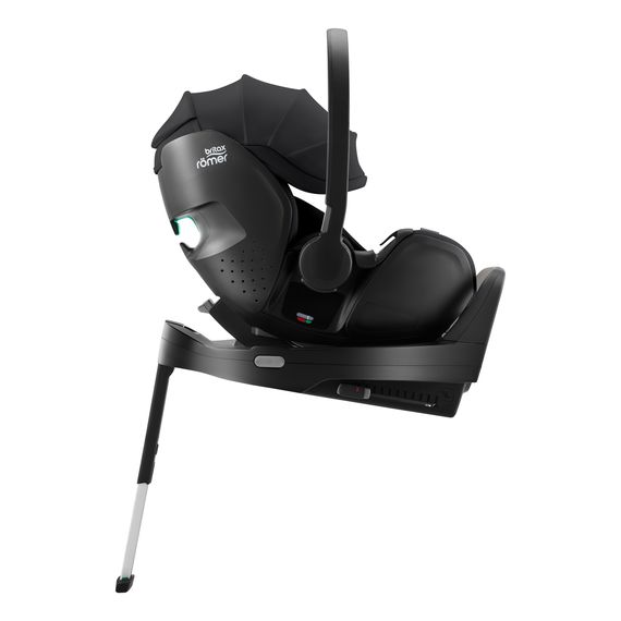 Britax Romer Baby-Safe Pro with Vario Base 5Z - Rotating Infant Car Seat (40-85 cm | 0-13 kg | Birth to 15 Months), Baza: baza Vario 5Z, Kolor: Lux - Onyx Black, image 