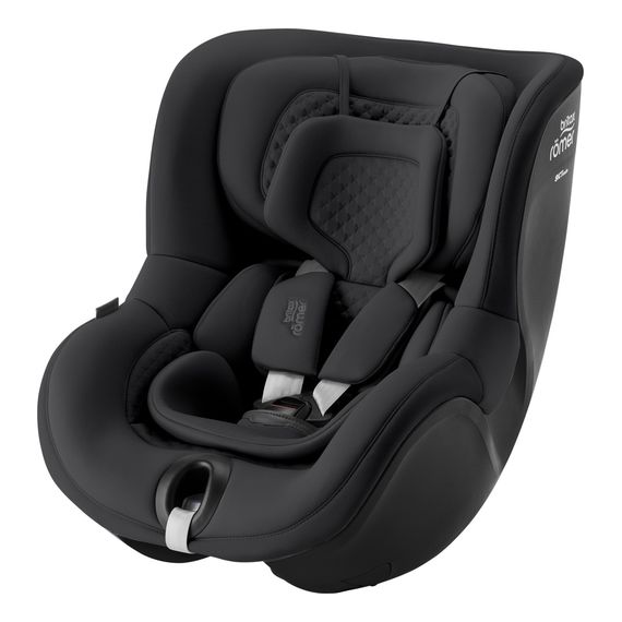 Britax Romer Dualfix 5Z - 360° Rotating Car Seat for Toddlers (61-105 cm | 9-18 kg | 3 Months to 4 Years), Baza: bez bazy, Kolor: Lux - Onyx Black, image 