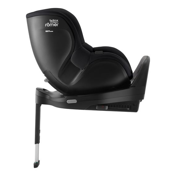Britax Romer Dualfix 5Z - 360° Rotating Car Seat for Toddlers (61-105 cm | 9-18 kg | 3 Months to 4 Years), Baza: bez bazy, Kolor: Lux - Onyx Black, image , 19 image