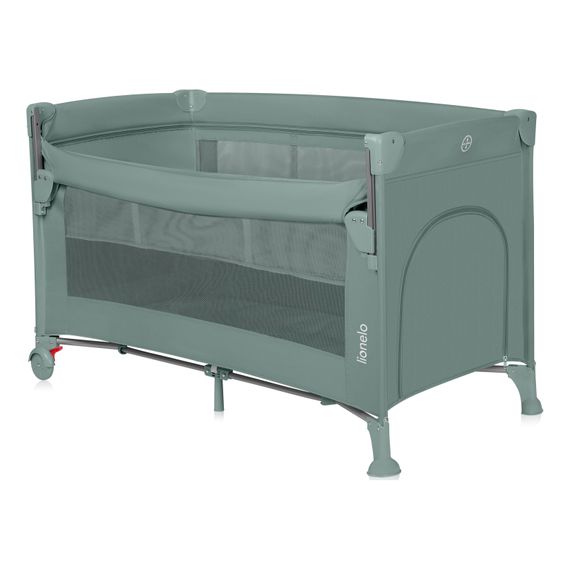 Lionelo Ellen 3-in-1 Bedside Crib & Travel Cot Green Sage, Kolor: Green Sage, image , 5 image