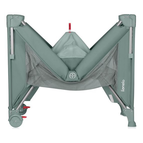 Lionelo Ellen 3-in-1 Bedside Crib & Travel Cot Green Sage, Kolor: Green Sage, image , 6 image