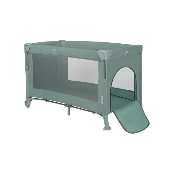 Lionelo Ellen 3-in-1 Bedside Crib & Travel Cot Green Sage, Kolor: Green Sage, image , 9 image