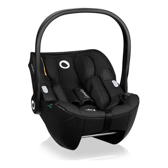 Lionelo Moxie i-Size Infant Car Seat (40–87 cm | 0–13 kg | 0–15 Months), Baza: bez bazy, Kolor: Black Carbon, image , 4 image