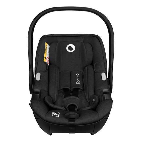 Lionelo Moxie i-Size Infant Car Seat (40–87 cm | 0–13 kg | 0–15 Months), Baza: bez bazy, Kolor: Black Carbon, image , 5 image