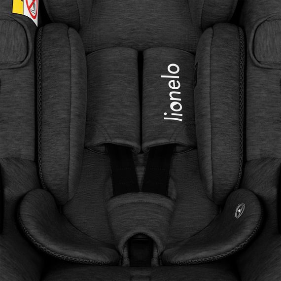 Lionelo Moxie i-Size Infant Car Seat (40–87 cm | 0–13 kg | 0–15 Months), Baza: bez bazy, Kolor: Black Carbon, image , 6 image