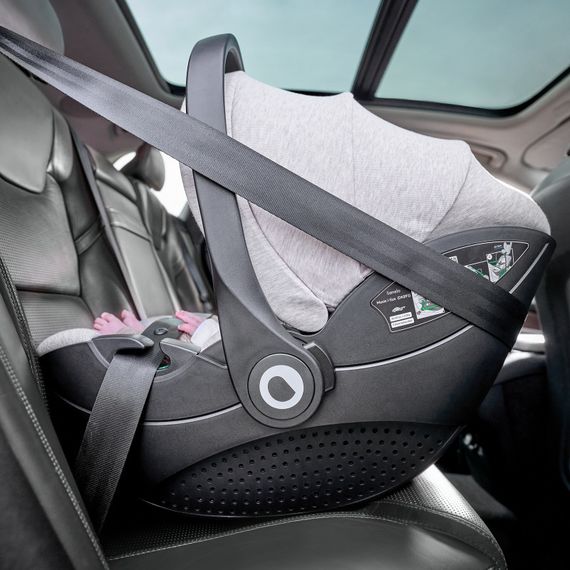 Lionelo Moxie i-Size Infant Car Seat (40–87 cm | 0–13 kg | 0–15 Months), Baza: bez bazy, Kolor: Black Carbon, image , 8 image