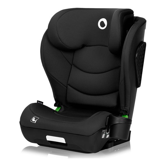 Lionelo Nelly i-Size - autosedačka pro starší děti (76-150 cm | 9-36 kg | 9 měsíců-12 let), Kolor: Black Carbon