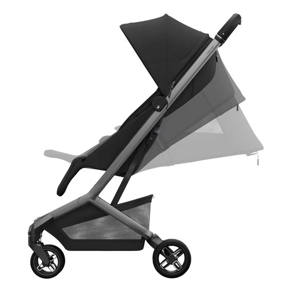 Maxi-Cosi Fame Cabin - kompaktni kombinovany kocarek 2v1, Rodzaj wózka: głęboko-spacerowy, Kolor materiału: Onyx black, 10 zdjęcie