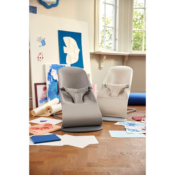 BabyBjorn lehátko Bliss 3D Jersey Pískovošedé, Rodzaj: 3D Jersey, Kolor: Piaskowoszary, 17 zdjęcie