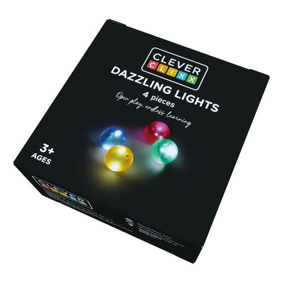 Cleverclixx magnetická stavebnice Balls Pack Dazzling Lights 4 ks, 5 zdjęcie