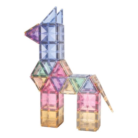 Cleverclixx magnetická stavebnice Mega Creative Pack Pastel 210 ks, 8 zdjęcie