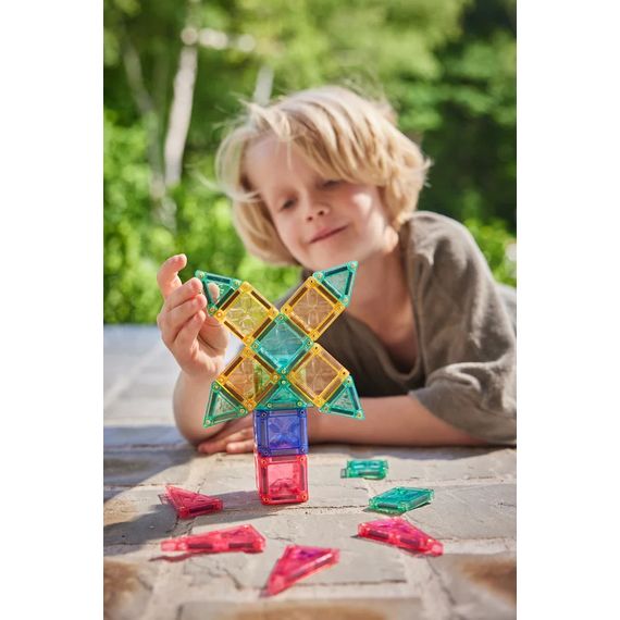 Cleverclixx magnetická stavebnice Mini Tiles Pack Pastel 28 ks, 2 zdjęcie