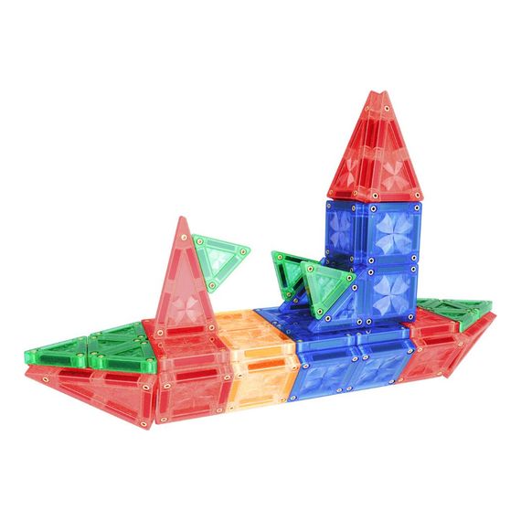 Cleverclixx magnetická stavebnice Mini Tiles Pack Intense 28 ks, 5 zdjęcie