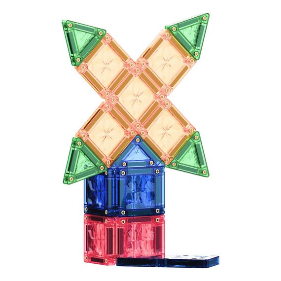 Cleverclixx magnetická stavebnice Mini Tiles Pack Pastel 28 ks, 12 zdjęcie