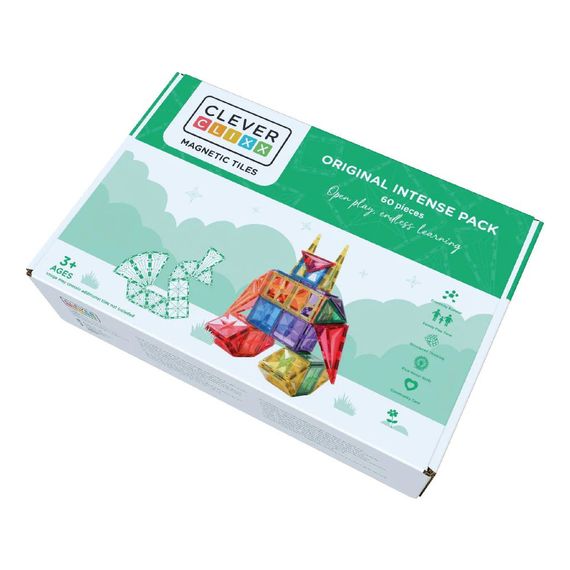 Cleverclixx magnetická stavebnice Original Intense Pack 60 ks, 4 zdjęcie