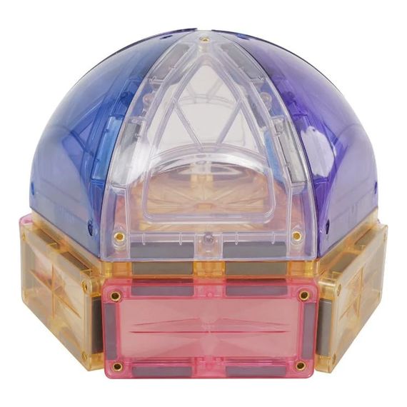 Cleverclixx magnetická stavebnice Small Curved Pack Pastel 34 ks, 8 zdjęcie