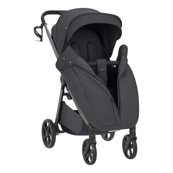 Carrello Bravo Carbon lehký sportovní kočárek s karbonovým rámem, Rodzaj wózka: spacerowy, Kolor materiału: Liberty Grey, 4 zdjęcie