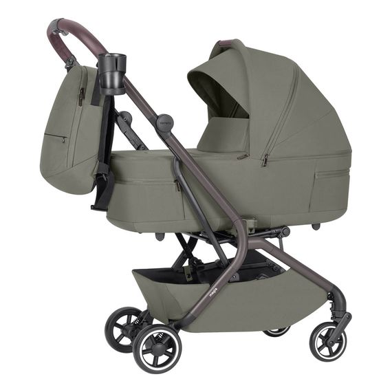 Carrello Magia kompaktní kočárek 2v1, Rodzaj wózka: głęboko-spacerowy, Kolor materiału: Malted Green