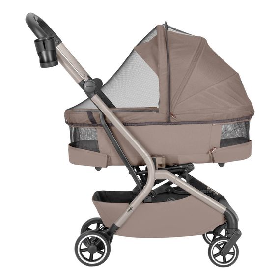 Carrello Magia kompaktní kočárek 2v1, Rodzaj wózka: głęboko-spacerowy, Kolor materiału: Spice Beige, 10 zdjęcie