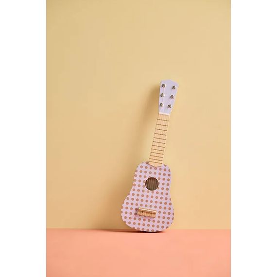 Kids Concept Wooden Guitar Dot Lilac, Kolor: Dot-Lilac, image , 5 image