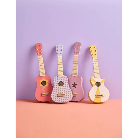 Kids Concept Wooden Guitar Dot Lilac, Kolor: Dot-Lilac, image , 7 image