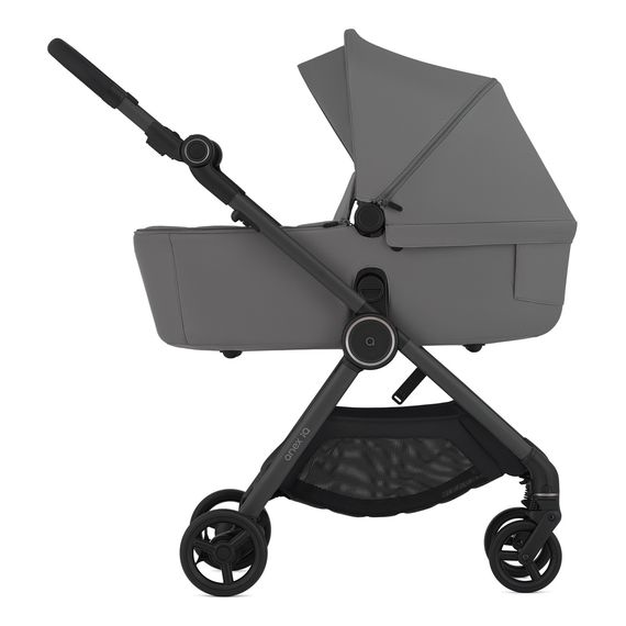 Anex IQ Basic kočárek 3v1 s korbou, sportovním sedátkem a buggy – transformace bez klíčku, Kolekcja: Basic, Kolor materiału: Lune, 18 zdjęcie