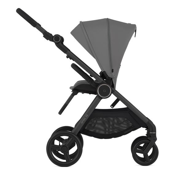 Anex IQ Basic kočárek 3v1 s korbou, sportovním sedátkem a buggy – transformace bez klíčku, Kolekcja: Basic, Kolor materiału: Lune, 21 zdjęcie
