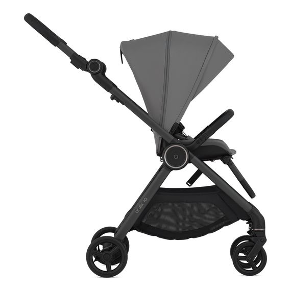 Anex IQ Basic kočárek 3v1 s korbou, sportovním sedátkem a buggy – transformace bez klíčku, Kolekcja: Basic, Kolor materiału: Lune, 24 zdjęcie