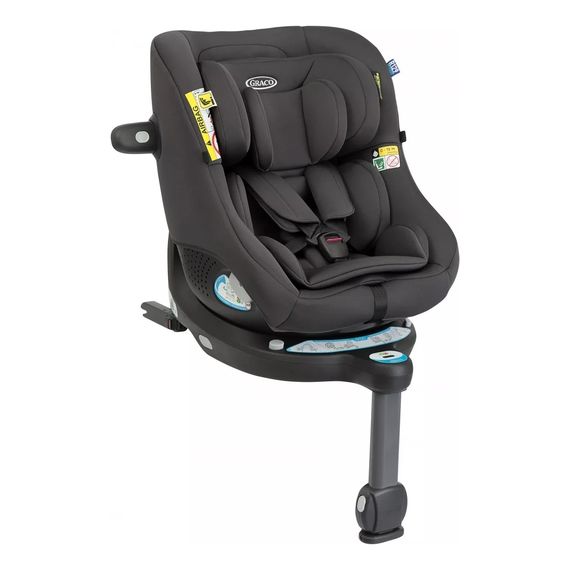 Graco Turn2Me DLX * Sleva v košíku * otočná autosedačka (40 - 105 cm | 0 - 18 kg | 0 - 4 roky), Kolor: Iron, 5 zdjęcie