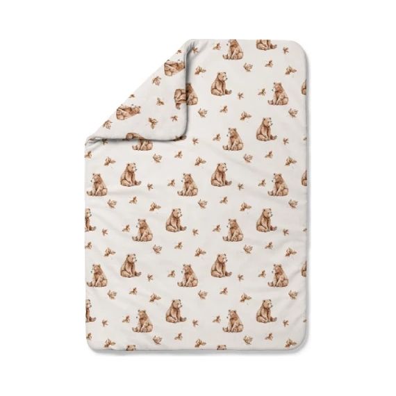 Waldin bambusová dětská přikrývka 100x75 Medvídci Light Beige, Rozmiar: 100x75, Kolor: Light beige