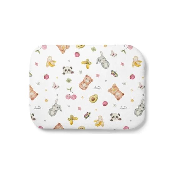 Waldin Bamboo Baby Pillow 30x40 cm Candy Cute White, Rozmiar: 30x40, Kolor: White, image 