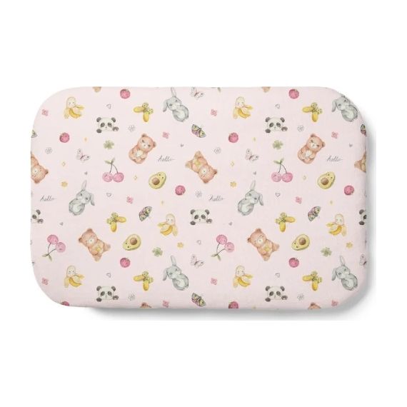 Waldin Bamboo Children's Pillow 60x40 cm Candy Cute Pink, Rozmiar: 60x40, Kolor: Pink, image 