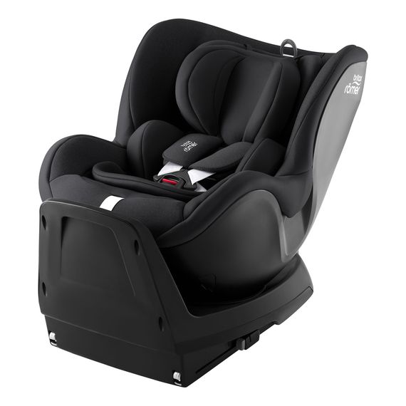 Britax Romer Dualfix Plus - 360° Rotating Car Seat from Birth (40-105 cm | 0-20 kg | Birth to 4 Years), Kolor: Style - Carbon Black, image , 5 image