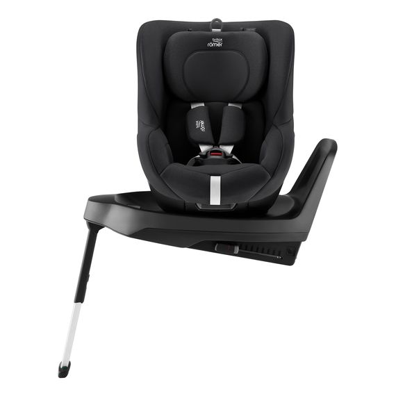 Britax Romer Dualfix Plus - 360° Rotating Car Seat from Birth (40-105 cm | 0-20 kg | Birth to 4 Years), Kolor: Style - Carbon Black, image , 7 image