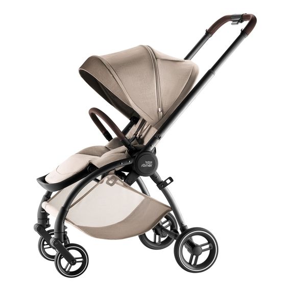 Britax Romer Rio - kočárek 2v1 hluboký a sportovní, Rodzaj wózka: głęboko-spacerowy, Kolor materiału: Style - Teak, 8 zdjęcie