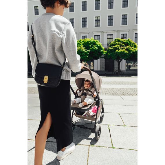 Britax Romer Rio - kočárek 2v1 hluboký a sportovní, Rodzaj wózka: głęboko-spacerowy, Kolor materiału: Style - Teak, 21 zdjęcie