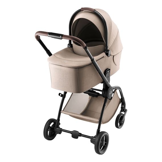 Britax Romer Rio - kočárek 2v1 hluboký a sportovní, Rodzaj wózka: głęboko-spacerowy, Kolor materiału: Style - Teak, 26 zdjęcie